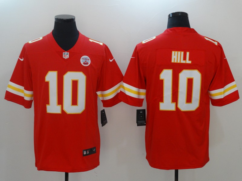 Men Kansas City Chiefs #10 Hill Red Nike Vapor Untouchable Limited NFL Jerseys->new york jets->NFL Jersey
